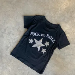 Remera Bordada "Rock And Roll Estrellas"