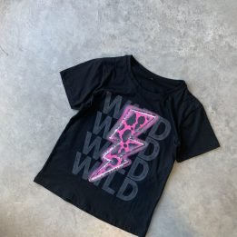 Remera Bordada "Wild Print Rayo"